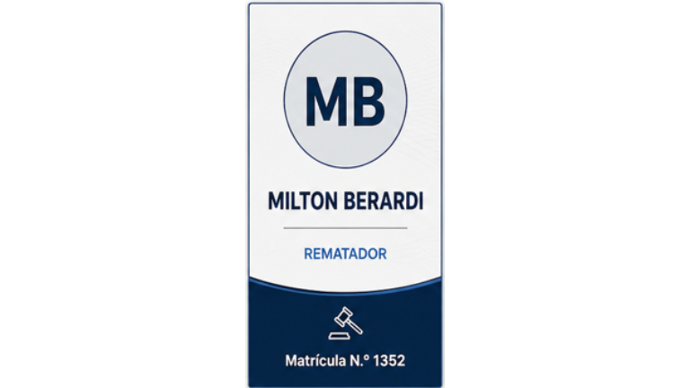 MILTON BERARDI -
Rematador
Matrícula N.º 1352